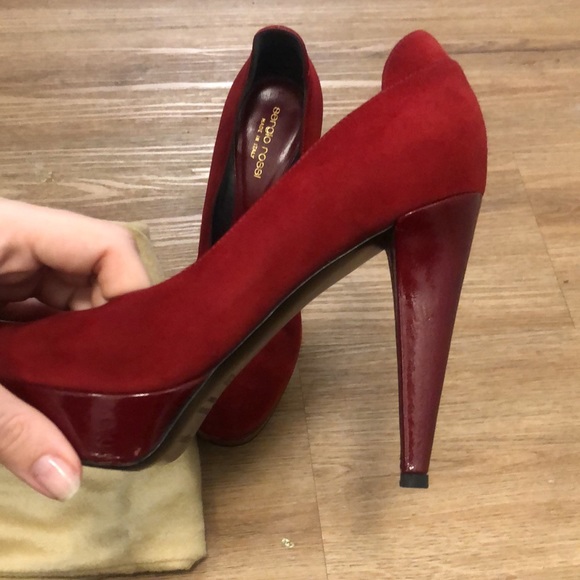 Sergio Rossi made in Italy red heels - Picture 6 of 9
